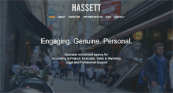 Desktop Screenshot of hassett.com.au