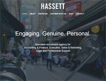 Tablet Screenshot of hassett.com.au